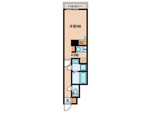 アドバンス大阪ルオーレDC(102)の物件間取画像